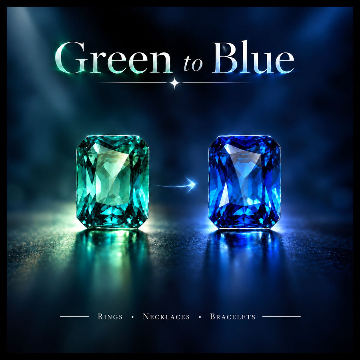 Green to Blue jewelry collection image